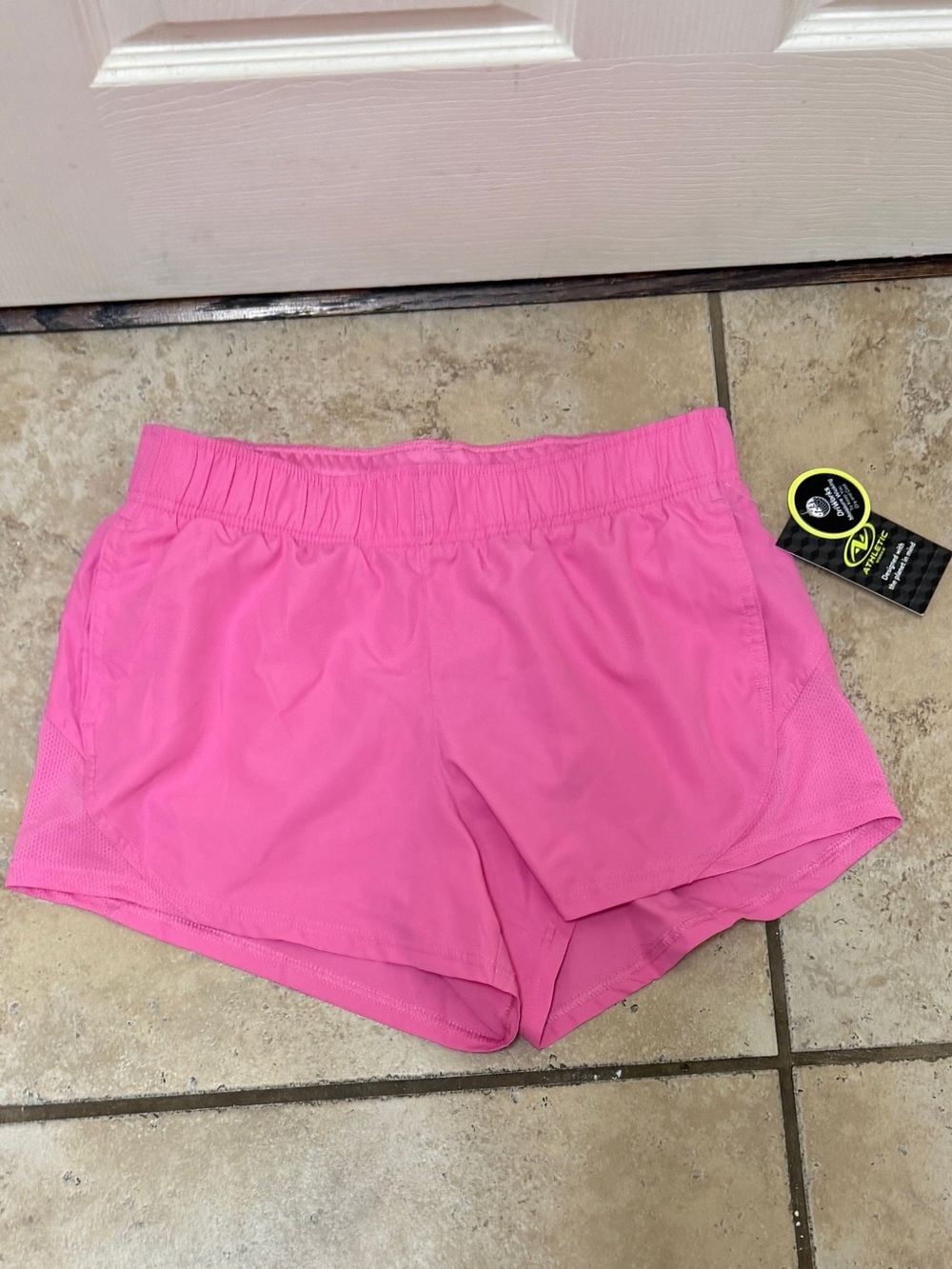 Women’s Pink Athletic Shorts - Lightweight Active Gym Shorts Size Small, NEW